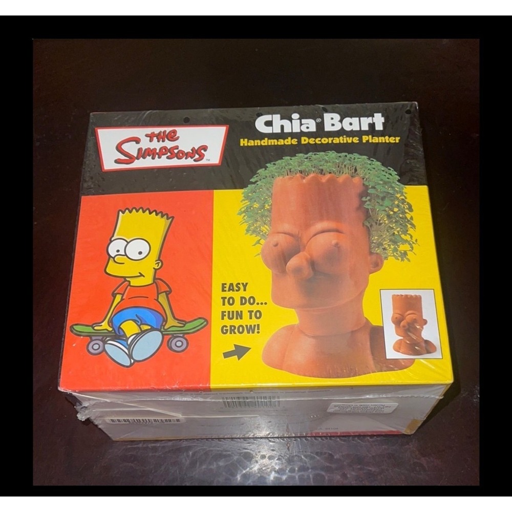 NWT The Simpsons Chia Bart Planter unopened